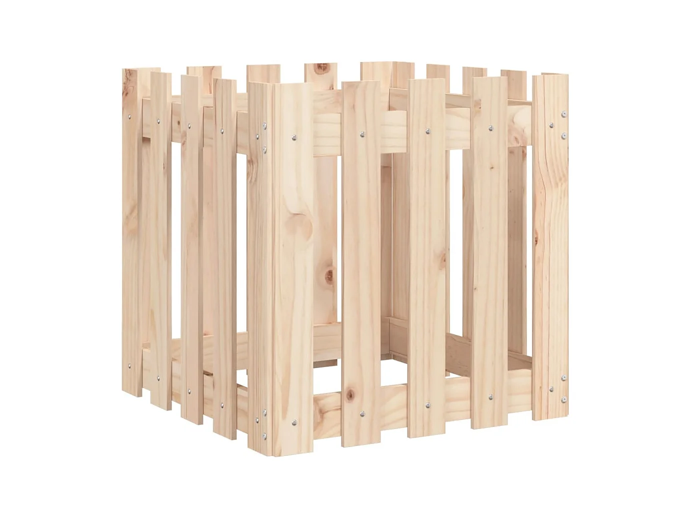 Jardinière bac lit surélevé marron 50 x 50 x 50 cm 02_0038099