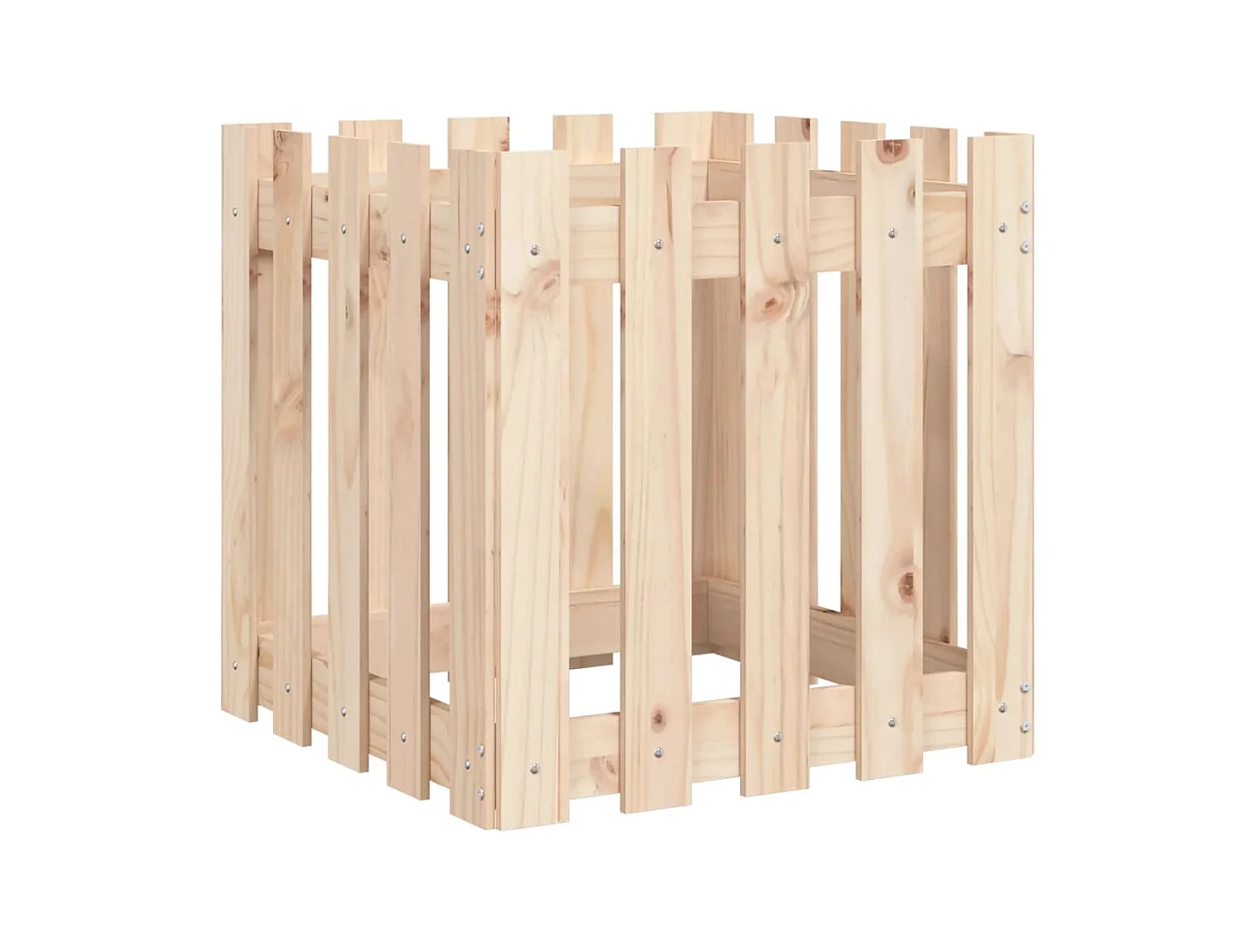 Jardinière bac lit surélevé marron 50 x 50 x 50 cm 02_0038099