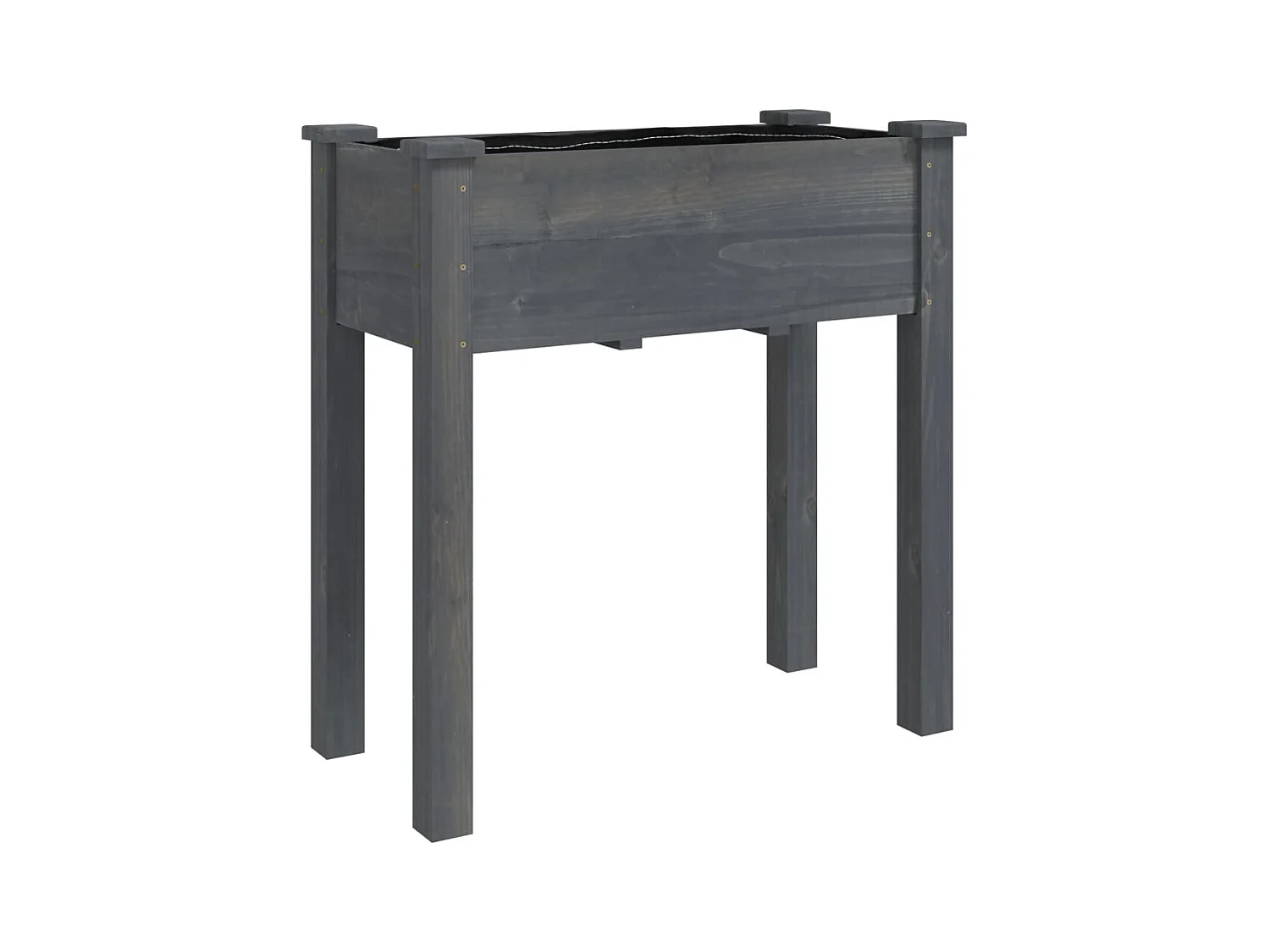 Jardinière bac lit surélevé bois marron 71 x 37 x 76 cm 02_0038142