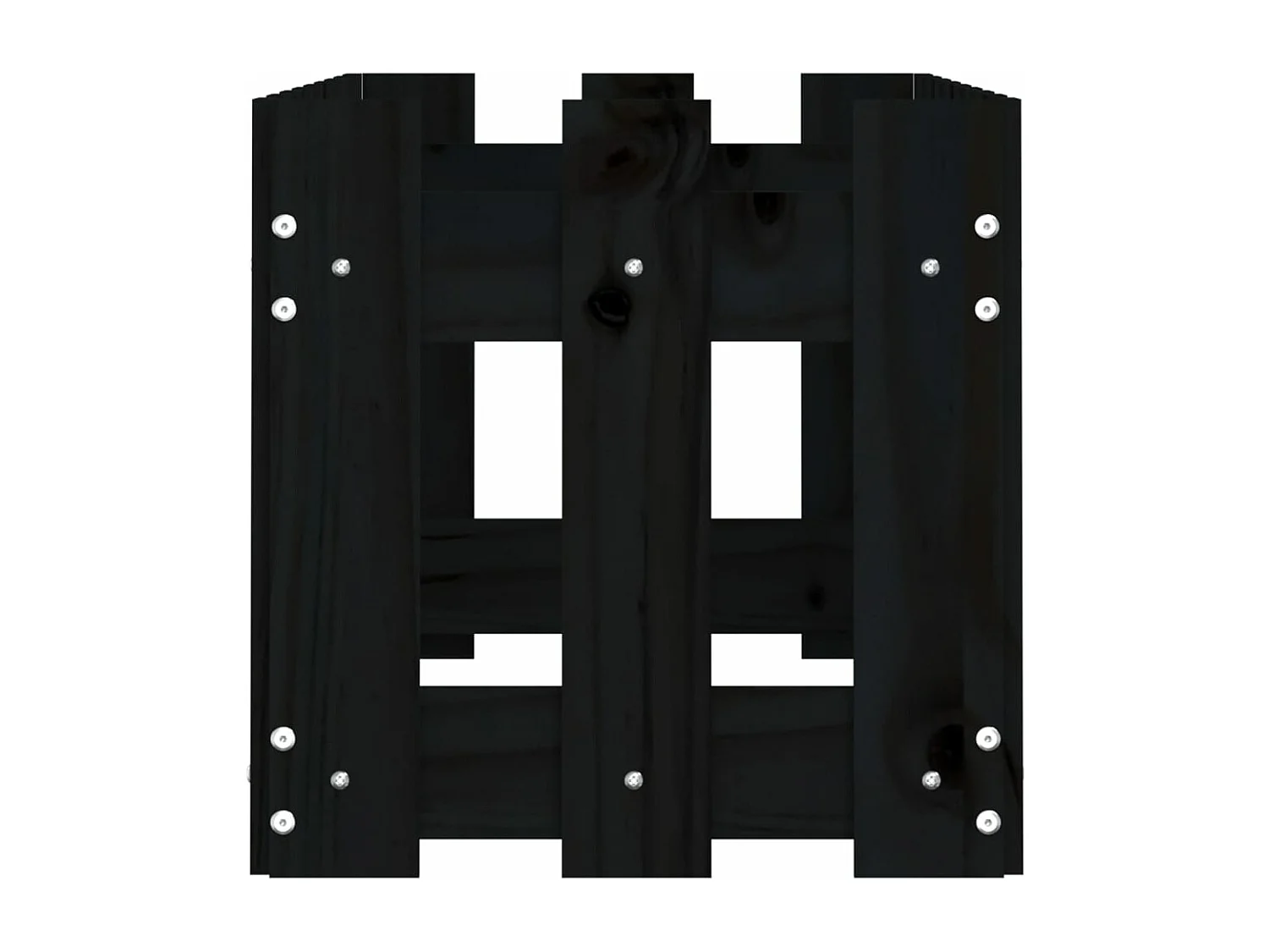 Jardinière bac lit surélevé noire 100 x 30 x 30 cm 02_0039787