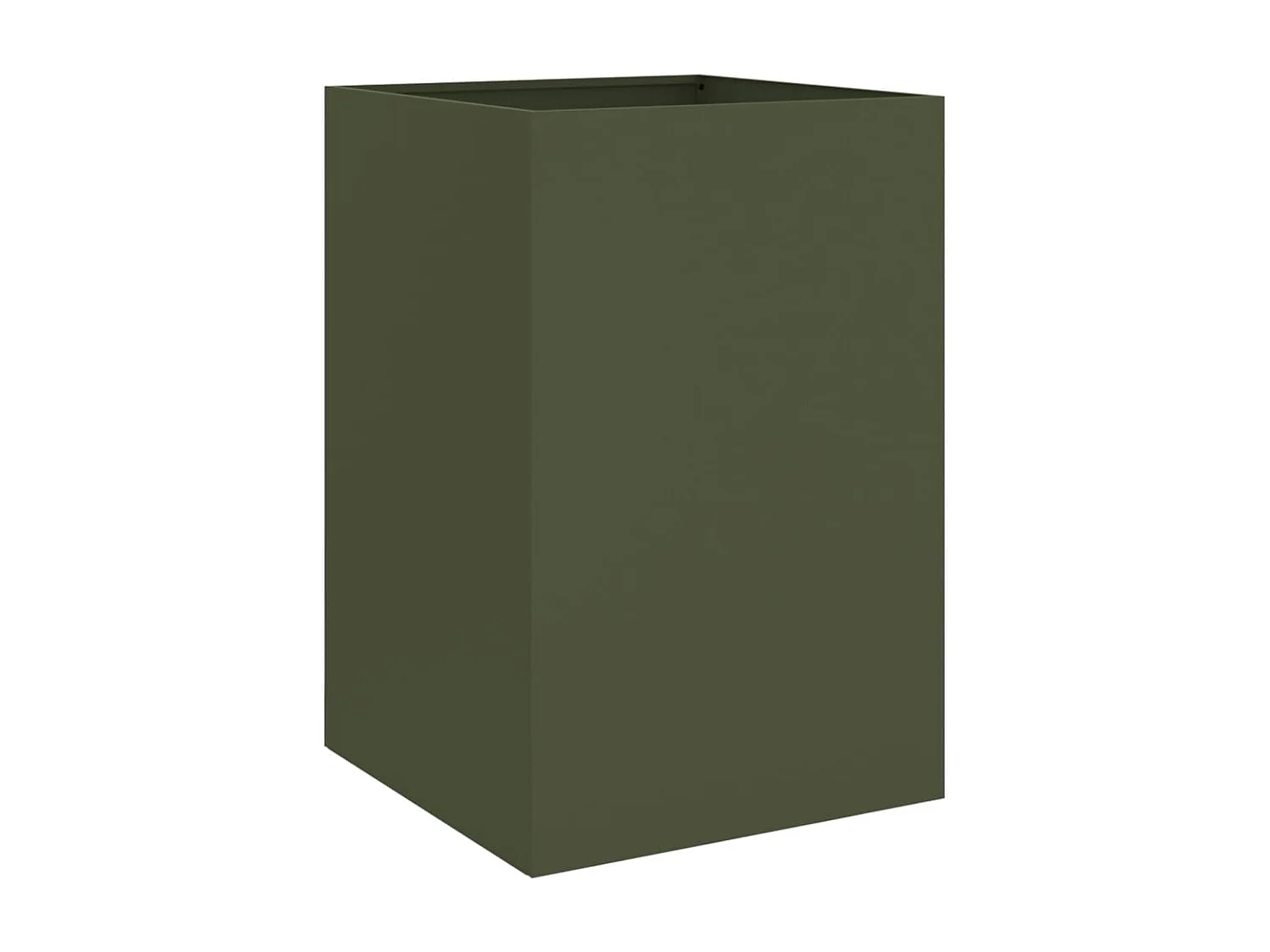 Bandeja para plantador canteiro elevado plantas flores terraço jardim azeitona 52 x 48 x 75 cm aço verde 02_0038704