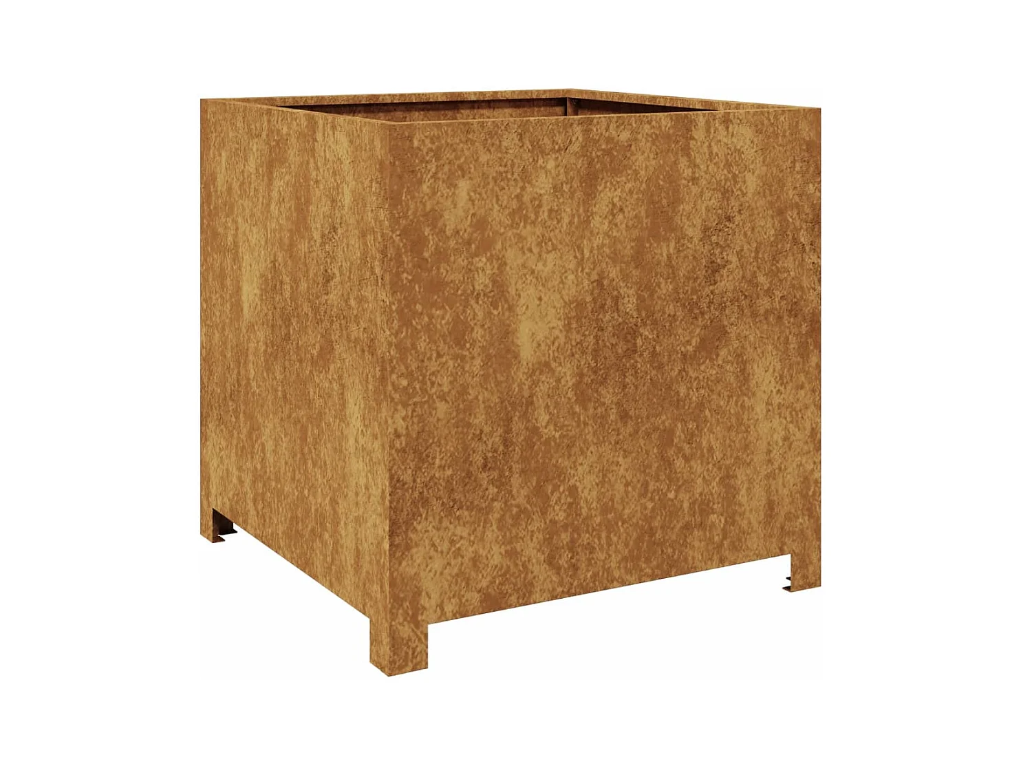 Jardinière bac lit surélevé marron 50 x 50 x 50 cm 02_0037657