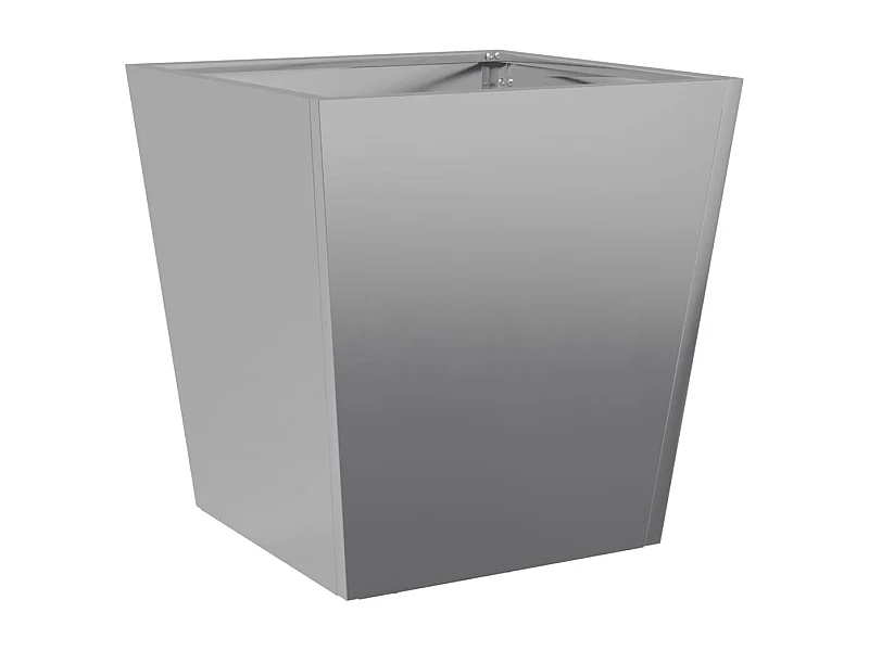 Jardinière bac lit surélevé argenté 40 x 40 x 40 cm 02_0037546