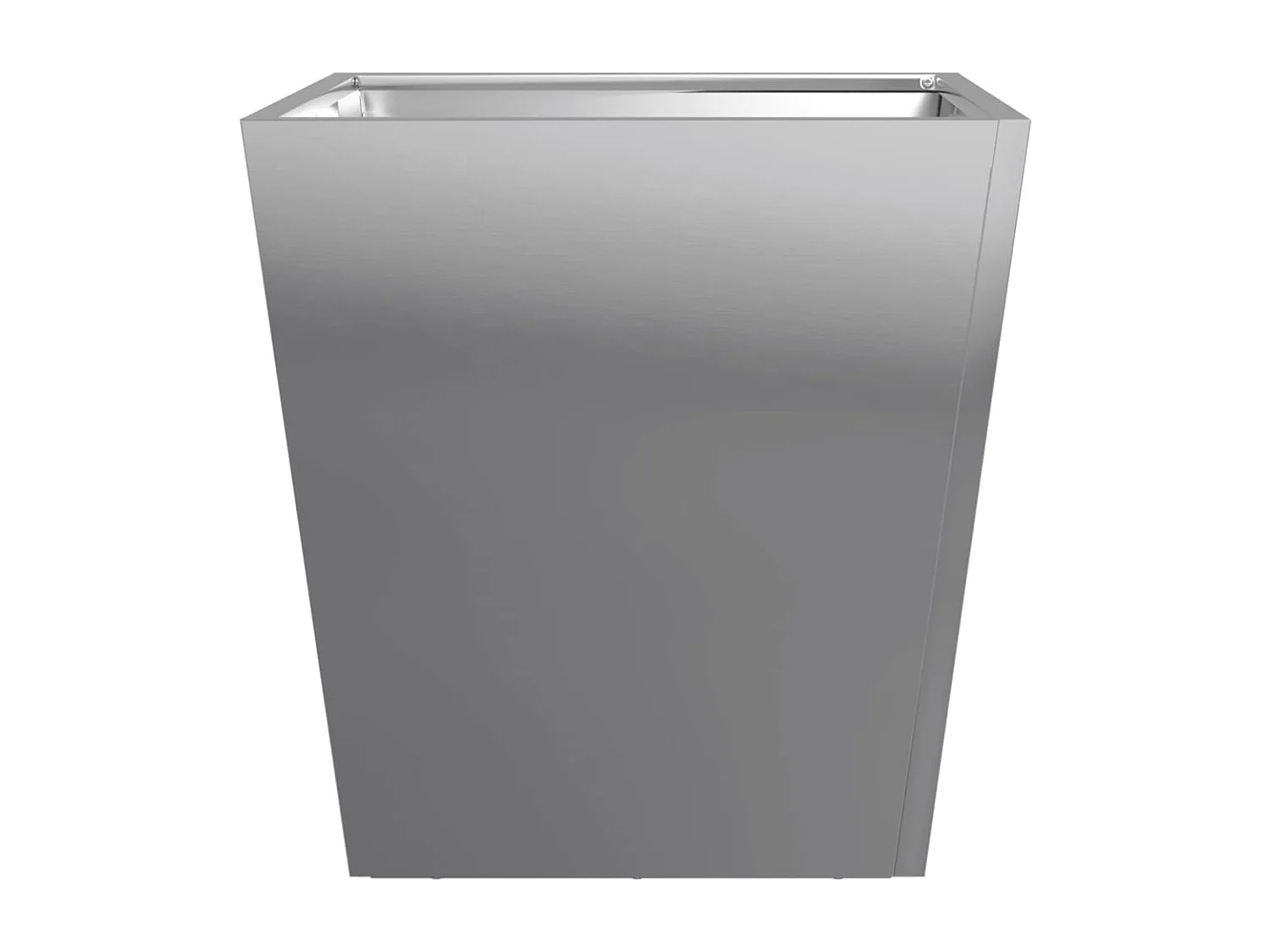 Jardinière bac lit surélevé argenté 40 x 40 x 40 cm 02_0037546