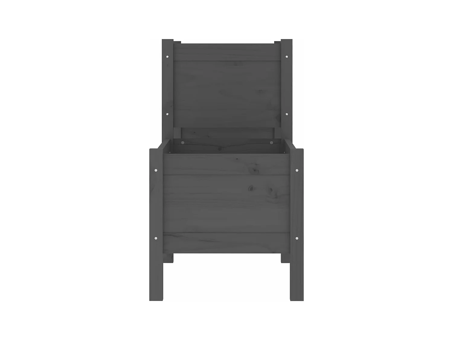 Jardinière bac lit surélevé bois marron 245.5 x 44 x 75 cm 02_0037477