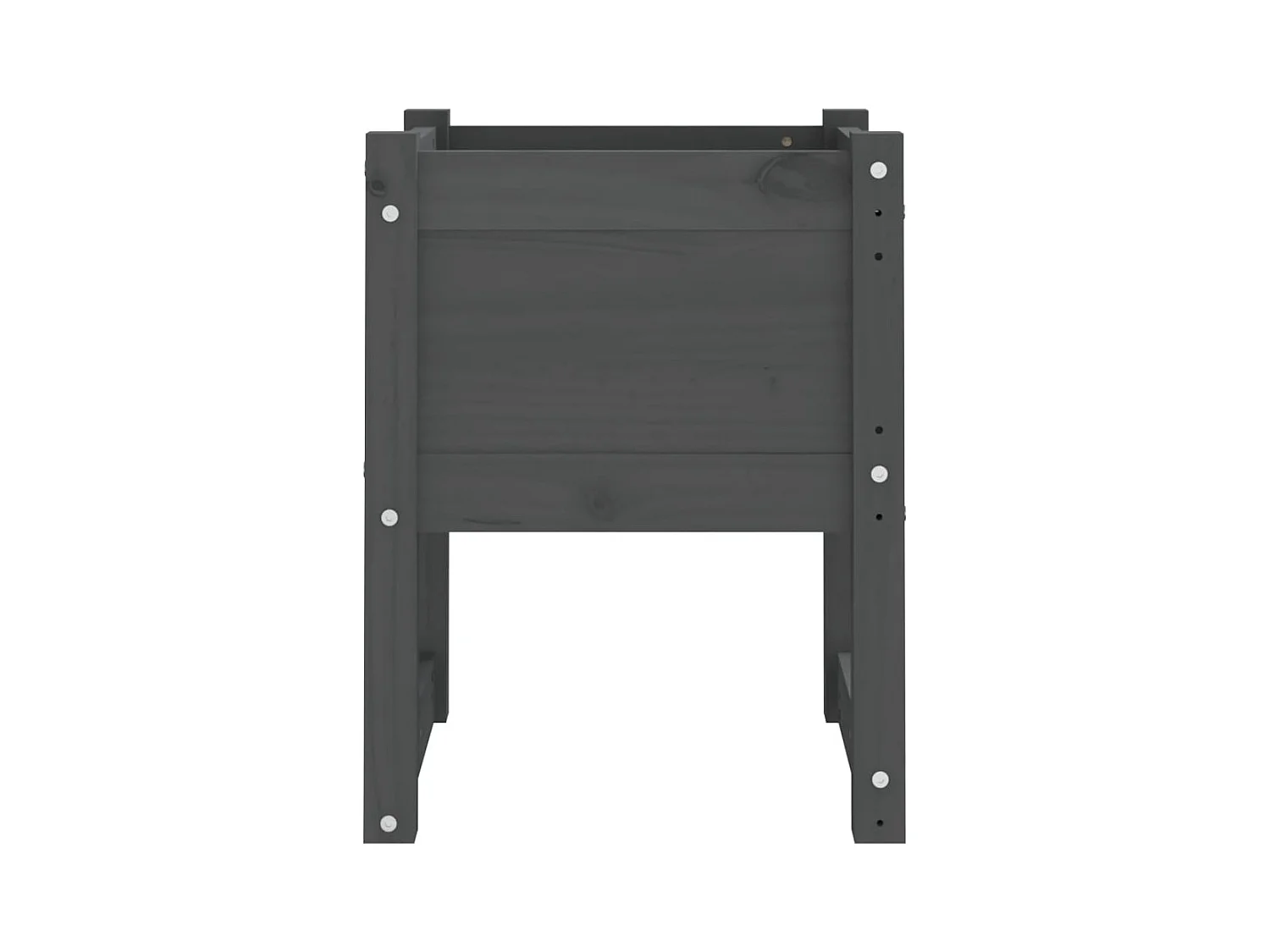 Jardinière bac lit surélevé bois marron 40 x 40 x 52.5 cm 02_0038962