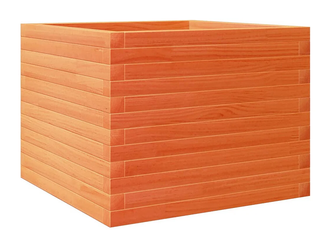 Jardinière bac lit surélevé bois marron 60 x 60 x 45.5 cm 02_0038471