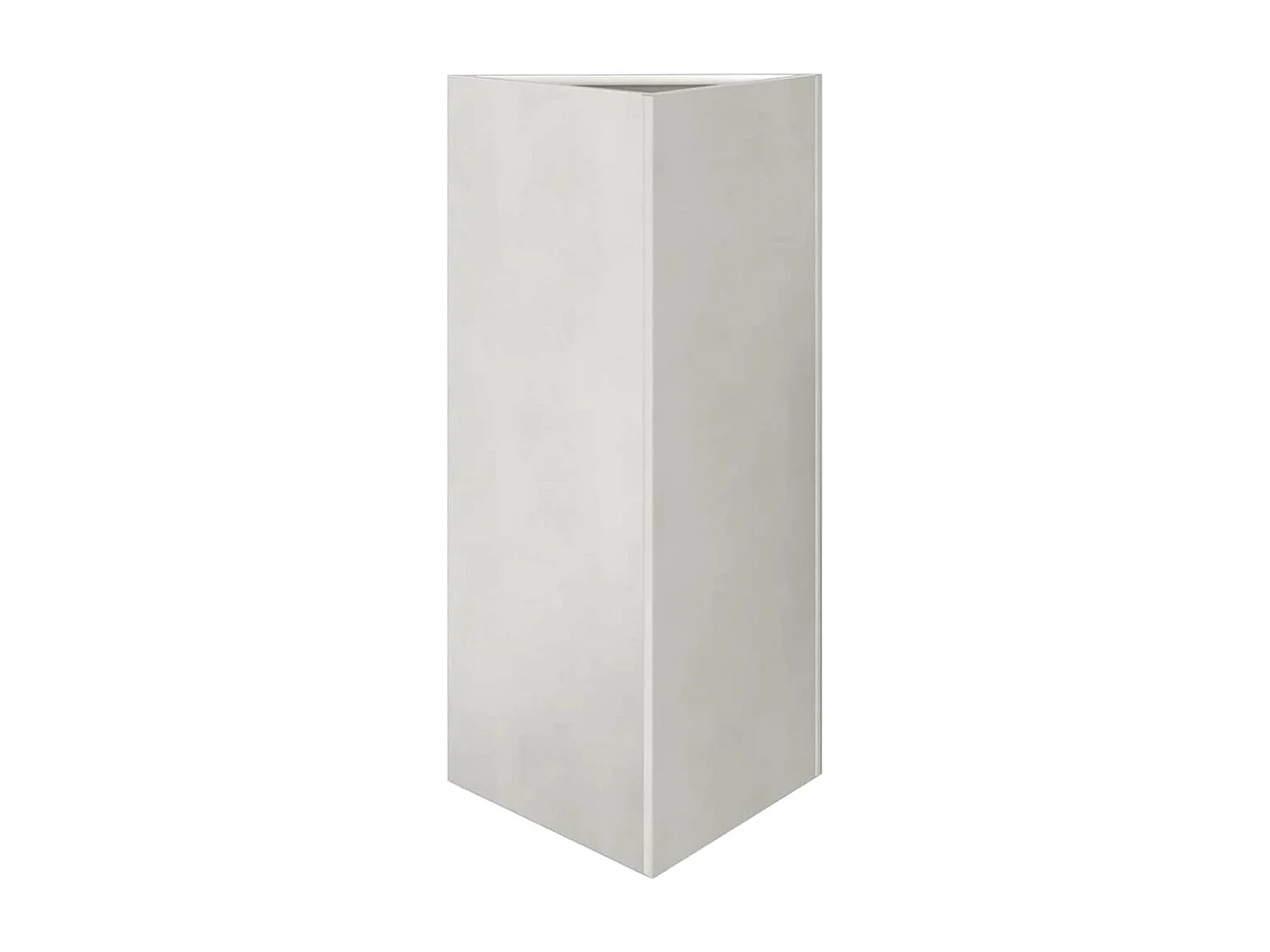 Macetero arriate elevado plantas flores jardín terrazas juego de 2 triangulares 40 x 34,5 x 70 cm acero inoxidable Plata 02_0039103