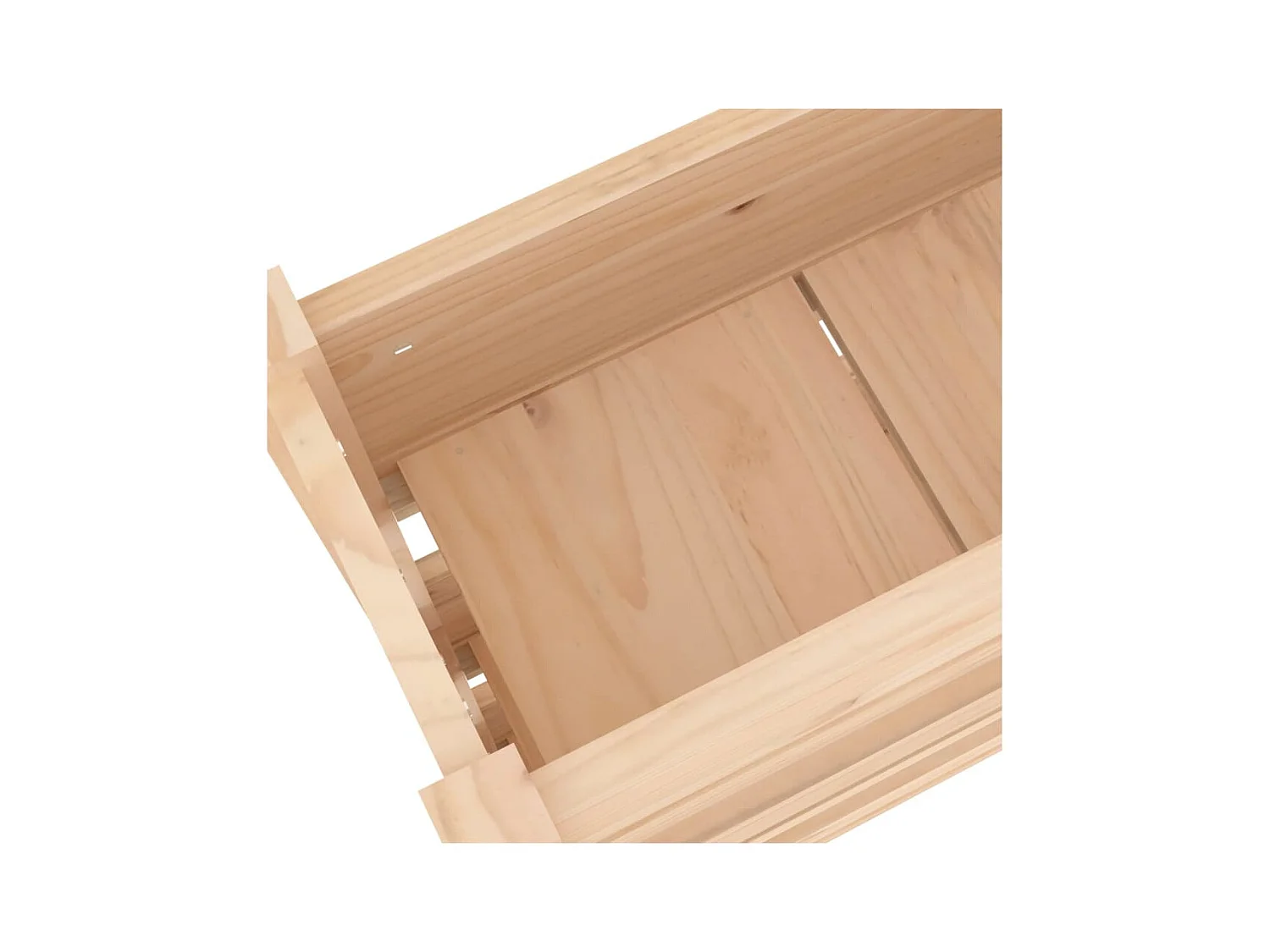 Jardinière bac lit surélevé bois marron 77 x 25 x 104.5 cm 02_0037844