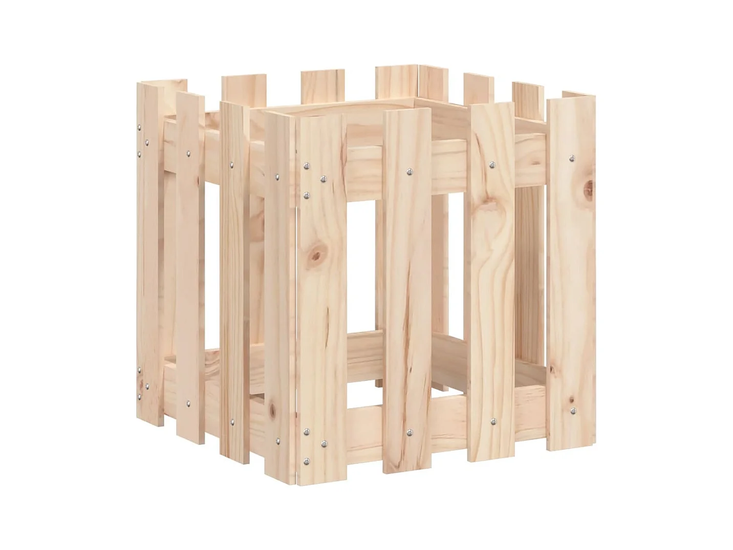 Jardinière bac lit surélevé marron 40 x 40 x 40 cm 02_0038094