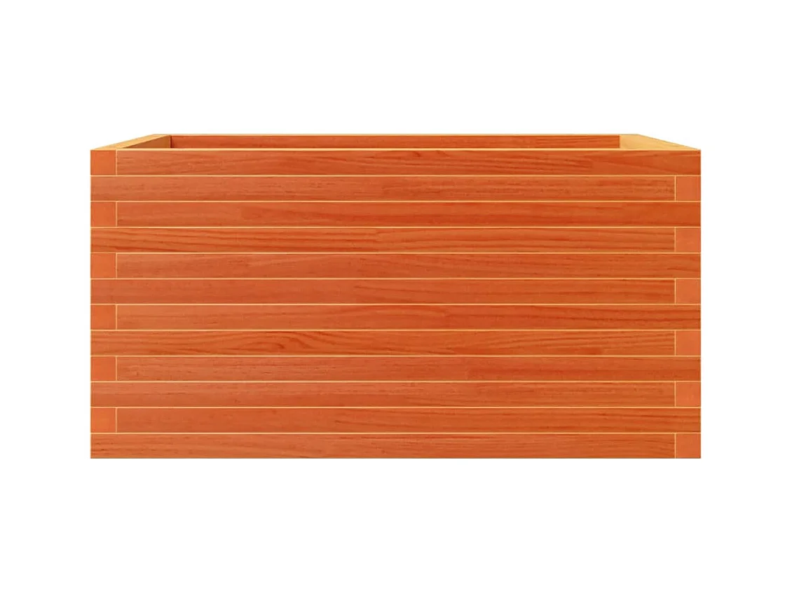 Jardinière bac lit surélevé bois marron 90 x 60 x 46 cm 02_0038521