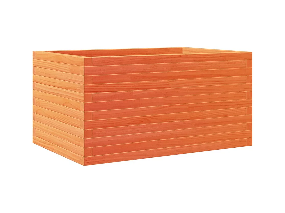 Jardinière bac lit surélevé bois marron 90 x 60 x 46 cm 02_0038521