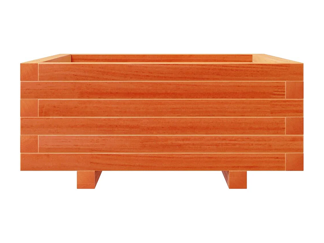 Jardinière bac lit surélevé bois marron 60 x 60 x 45438 cm 02_0038470