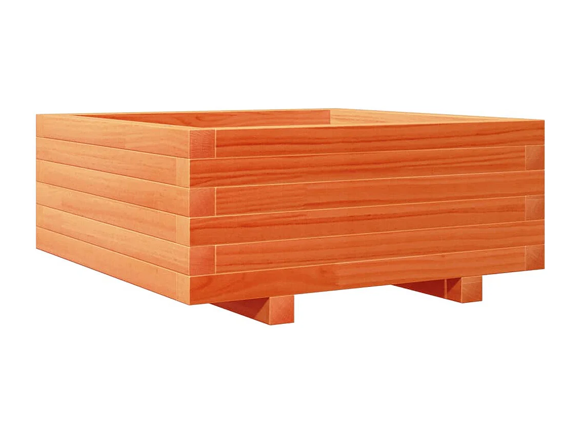 Jardinière bac lit surélevé bois marron 60 x 60 x 45438 cm 02_0038470