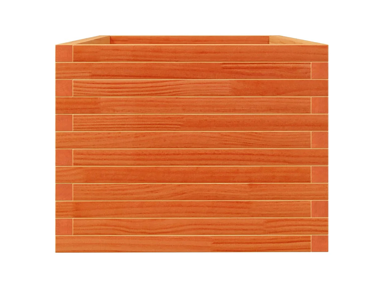 Jardinière bac lit surélevé bois marron 90 x 60 x 45.5 cm 02_0038520