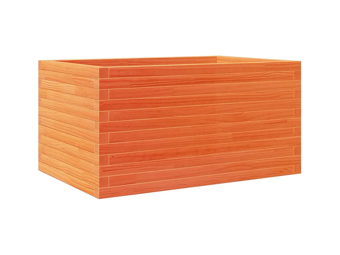 Jardinière bac lit surélevé bois marron 90 x 60 x 45.5 cm 02_0038520