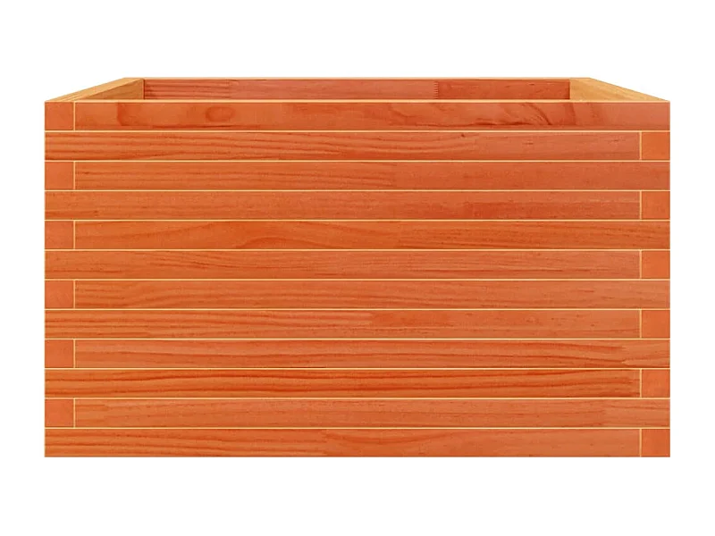 Jardinière bac lit surélevé bois marron 80 x 80 x 45.5 cm 02_0038501