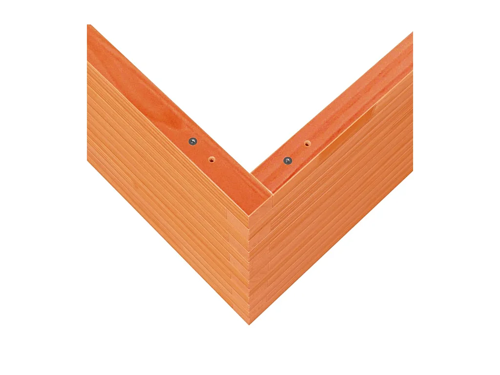 Jardinière bac lit surélevé bois marron 80 x 80 x 45.5 cm 02_0038501