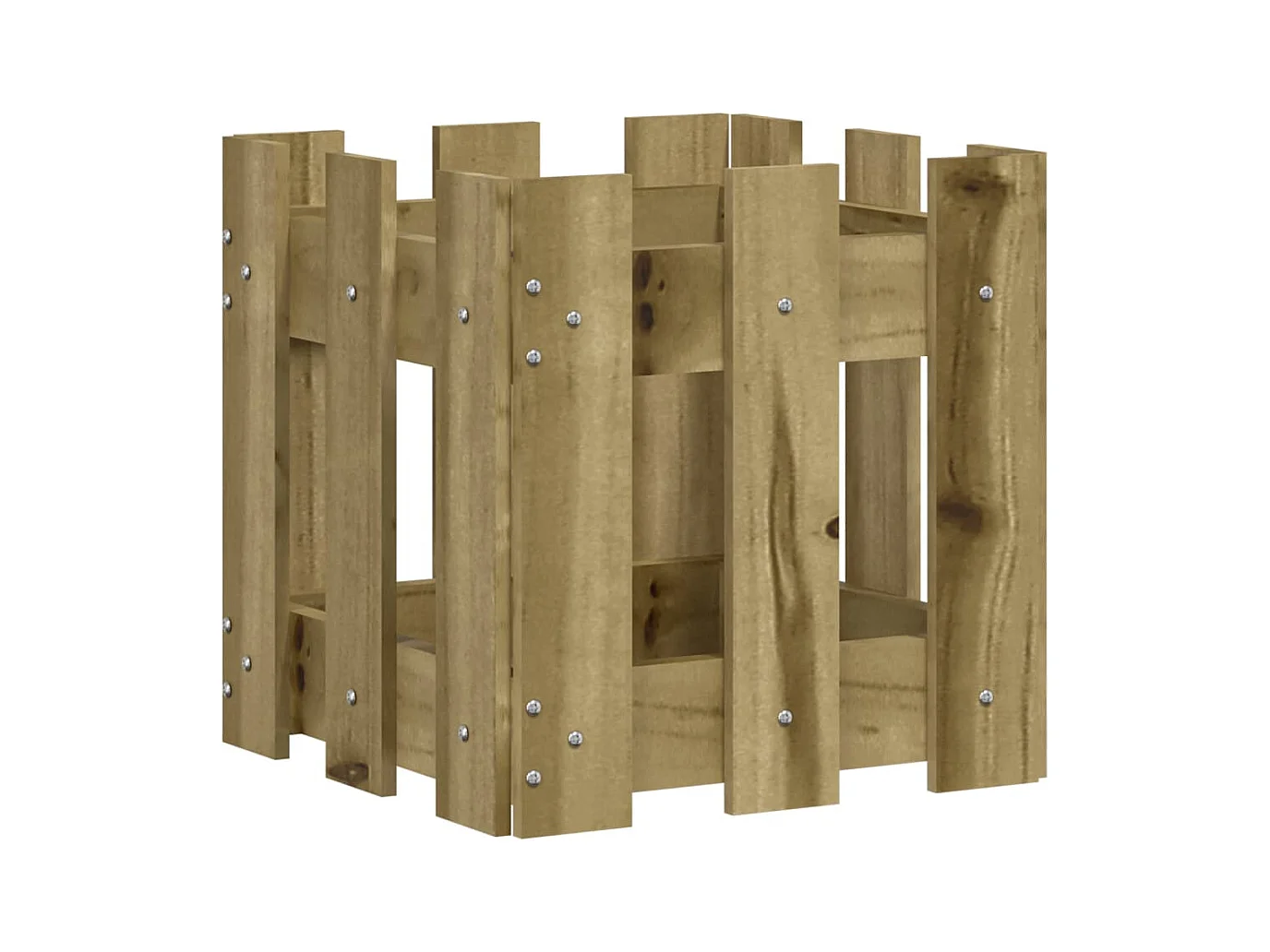 Jardinière bac lit surélevé marron 30 x 30 x 30 cm 02_0038089