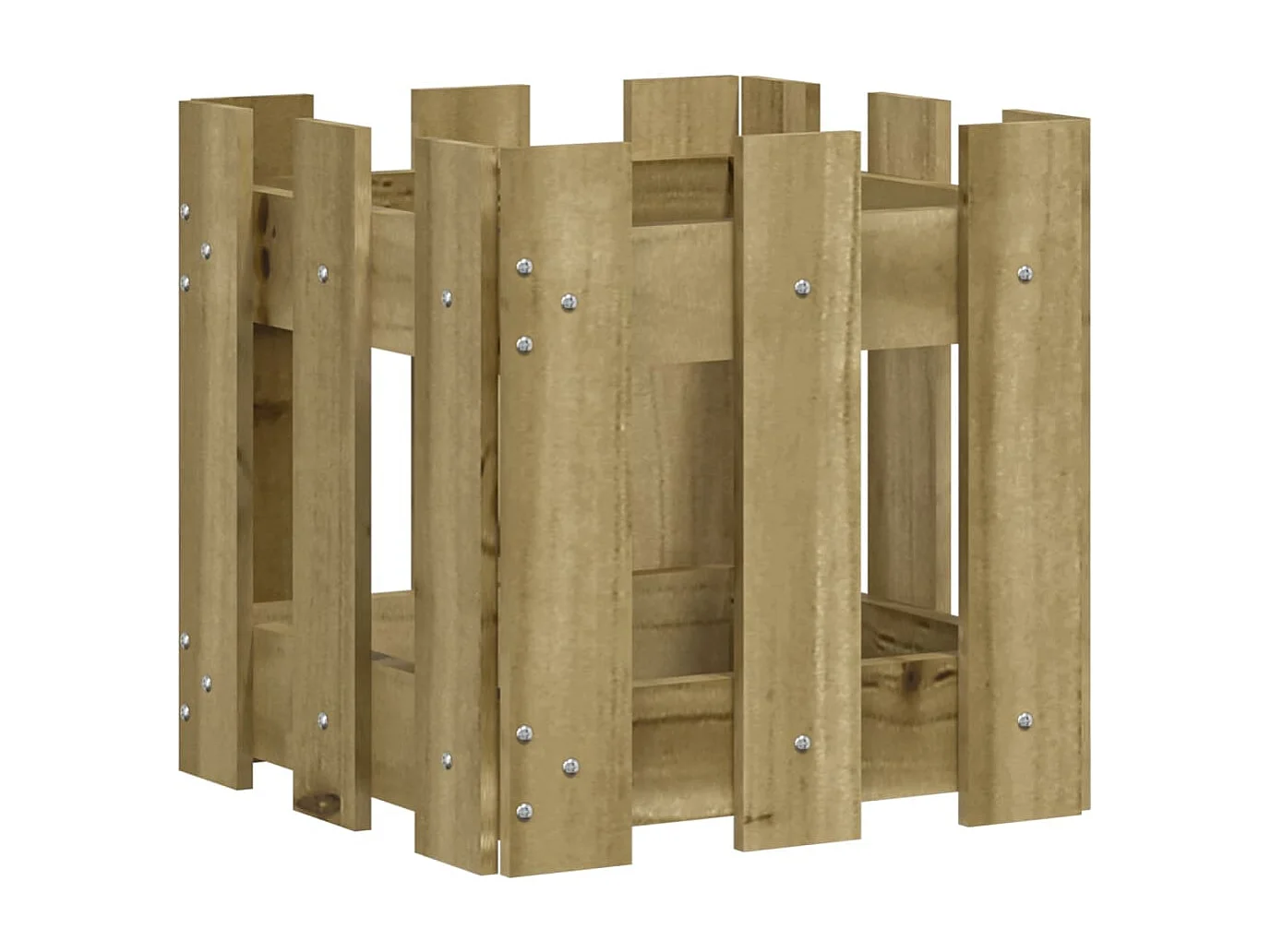 Jardinière bac lit surélevé marron 30 x 30 x 30 cm 02_0038089