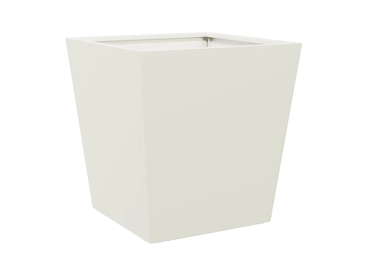 Jardinière bac lit surélevé blanche 40 x 40 x 40 cm 02_0037540