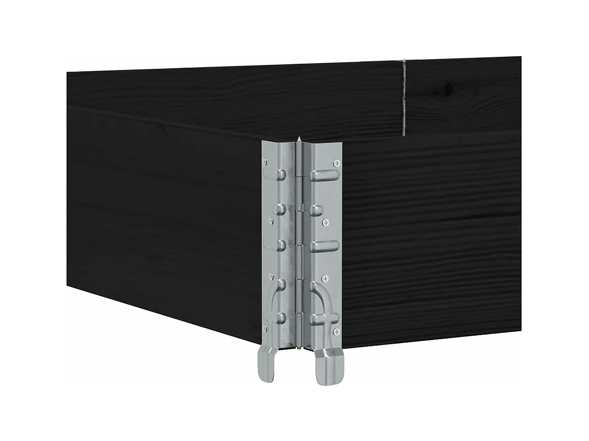 Jardinière bac lit surélevé bois marron 150 x 100 x 45433 cm 02_0037423