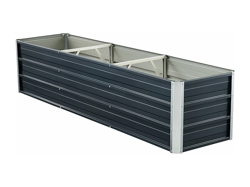 Fioriera con 2 barre divisorie 183 x 47 x 40 cm antracite 03_0007184