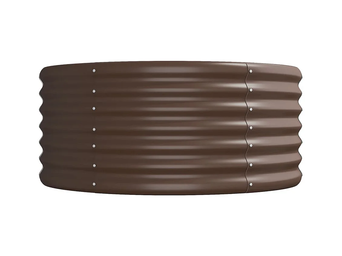 Jardinière bac lit surélevé marron 224 x 80 x 36 cm 02_0039564