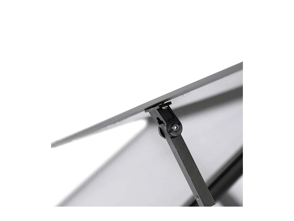 Invernadero de carpa para plantas flores y verduras con estructura de base 169 x 169 x 202 cm aluminio antracita 02_0044490