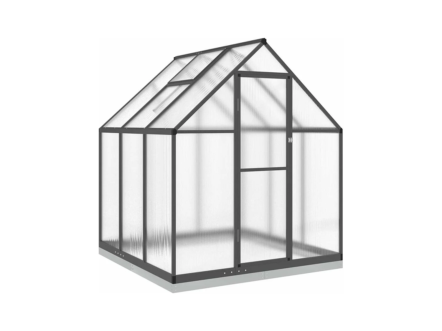 Serre tente abri plante aluminium 169 x 169 x 202 cm 02_0044490