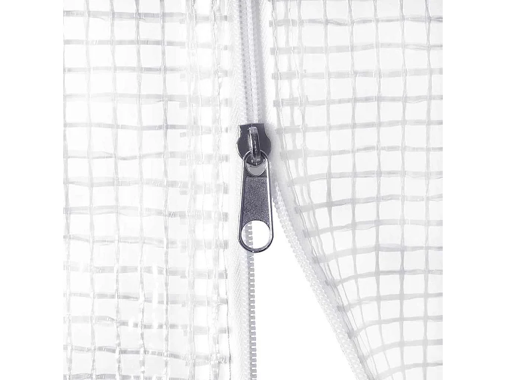 Tenda de estufa abrigo para plantas flores vegetais com estrutura de aço 6 m² 3 x 2 x 2 m branco 02_0044609