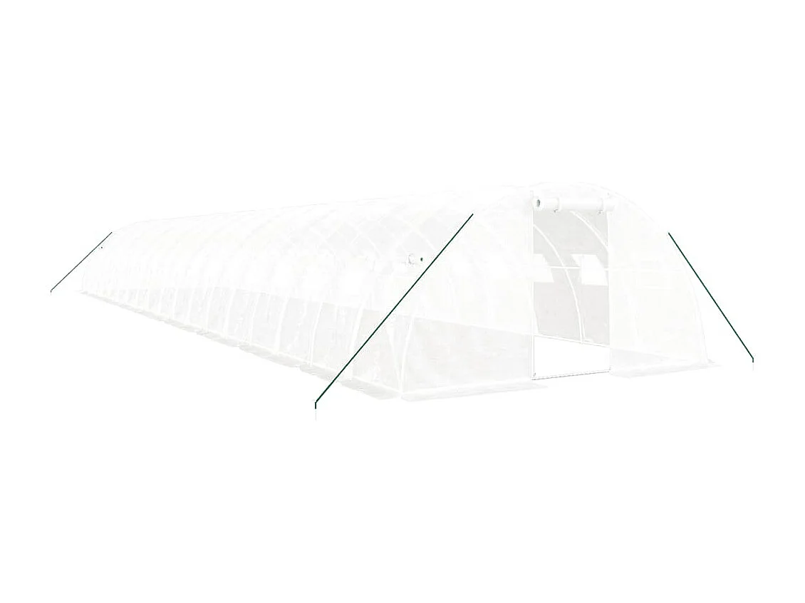 Serre tente abri plante blanche 18 x 4 x 2 cm 02_0044625