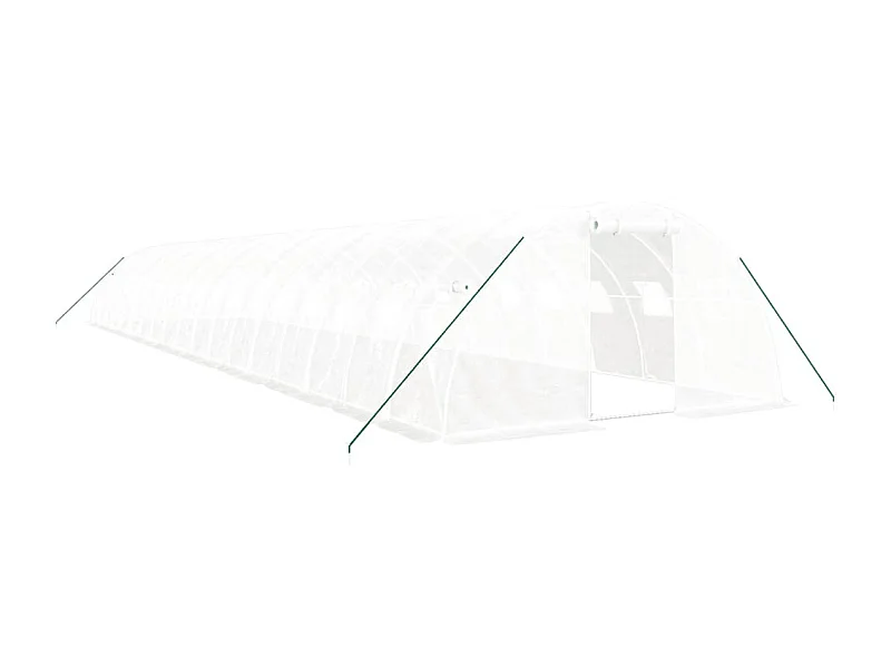 Serre tente abri plante blanche 18 x 4 x 2 cm 02_0044625