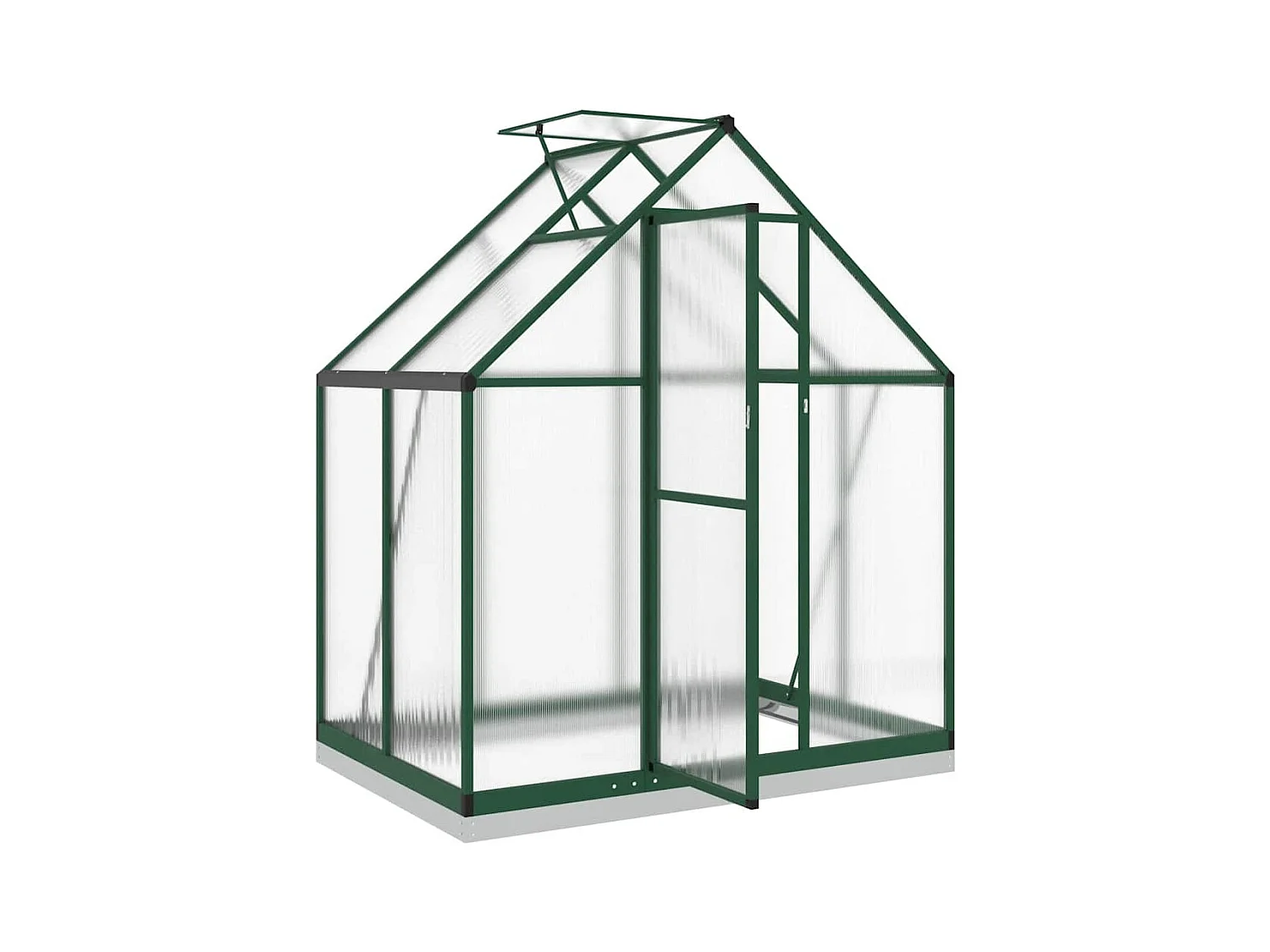 Invernadero de carpa para plantas flores y verduras con estructura de aluminio verde 169 x 114 x 202 cm 02_0044487