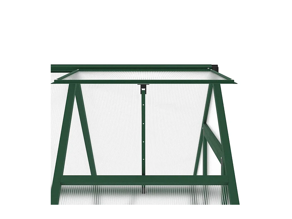 Invernadero de carpa para plantas flores y verduras con estructura de aluminio verde 169 x 114 x 202 cm 02_0044487