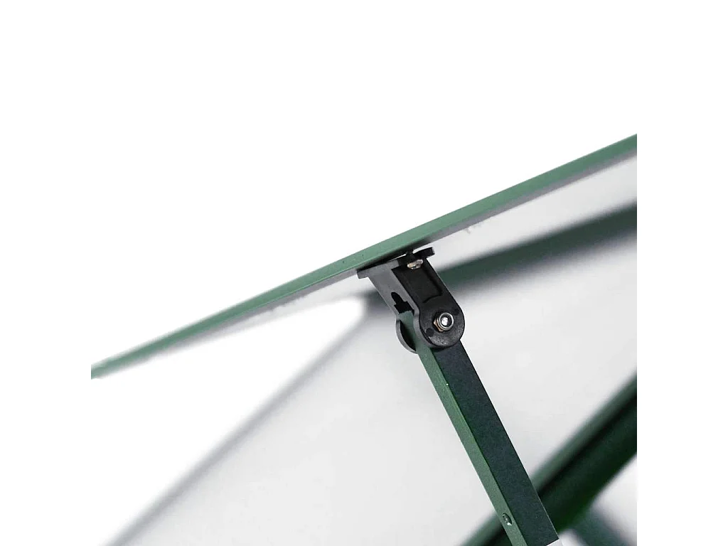 Tenda de estufa abrigo para plantas flores vegetais com estrutura de base 169 x 114 x 202 cm alumínio verde 02_0044487