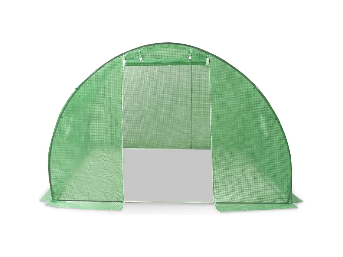 Invernadero de carpa para plantas flores y verduras 9 m² 300 x 300 x 200 cm verde 02_0044456