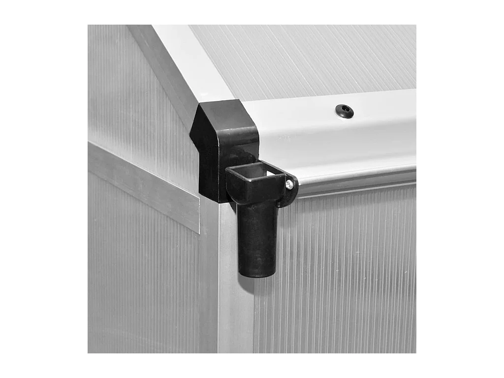 Invernadero de carpa para plantas flores y hortalizas reforzado en aluminio con estructura de base de 605 m² Transparente 02_0044661