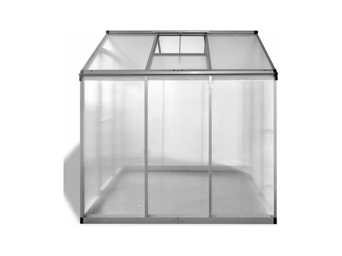 Serra tenda riparo piante fiori ortaggi alluminio rinforzato 346 m² Trasparente 02_0044480