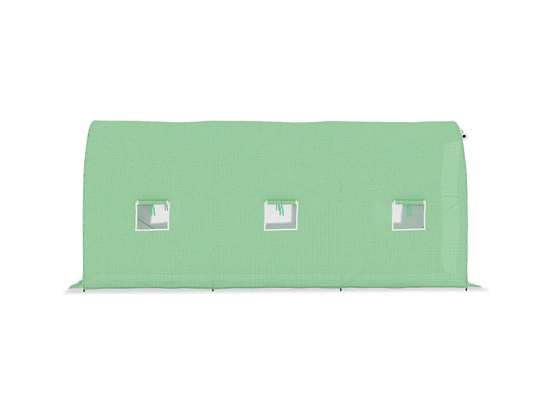 Serra tenda riparo piante fiori ortaggi 9 m² 45 x 2 x 2 m verde 02_0044458