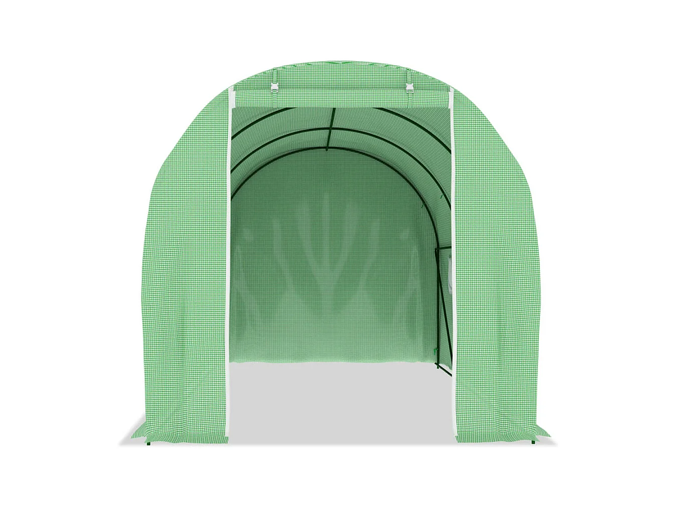Invernadero de carpa para plantas flores y verduras 9 m² 45 x 2 x 2 m verde 02_0044458