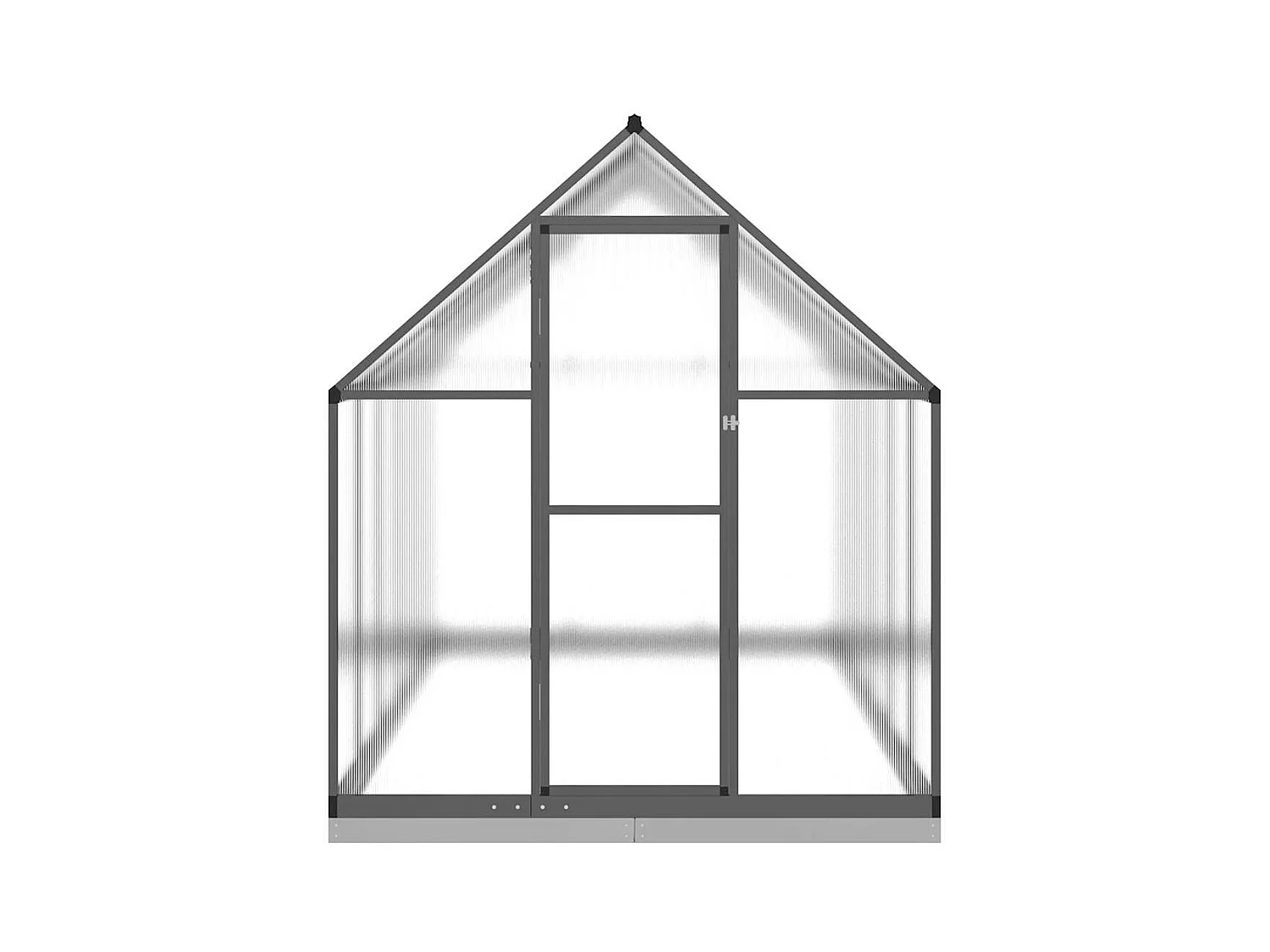 Invernadero de carpa para plantas flores y verduras con estructura de base 334 x 169 x 202 cm aluminio antracita 02_0044503