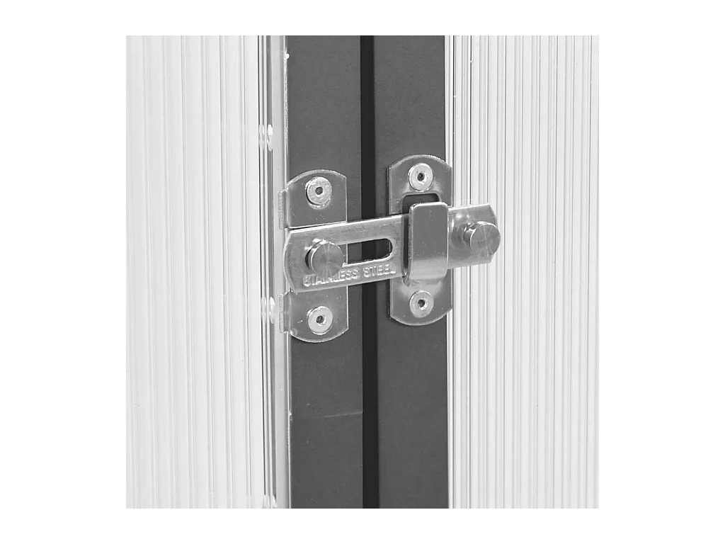 Invernadero de carpa para plantas flores y verduras con estructura de base 334 x 169 x 202 cm aluminio antracita 02_0044503