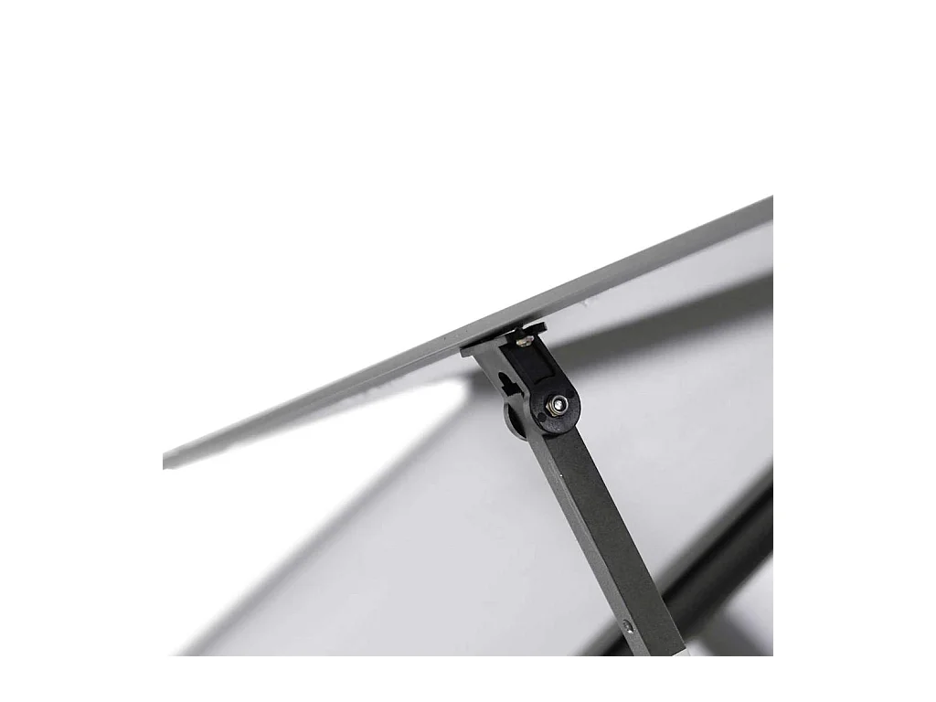 Invernadero de carpa para plantas flores y verduras con estructura de base 334 x 169 x 202 cm aluminio antracita 02_0044503