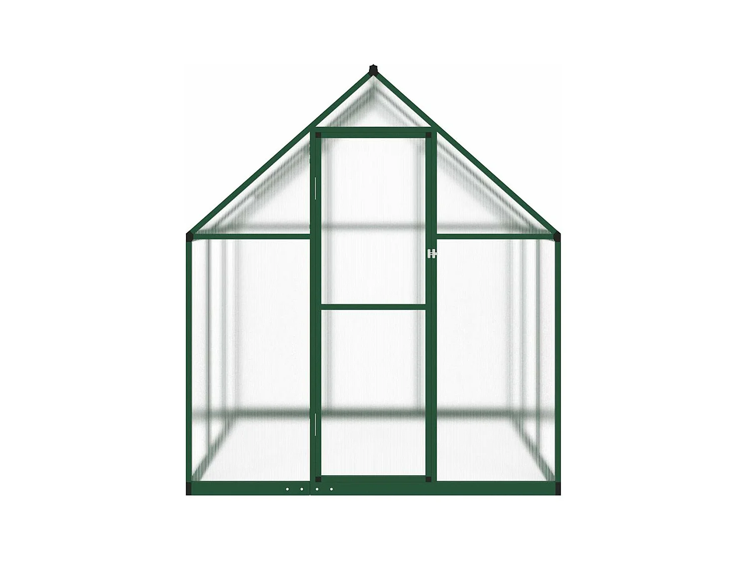 Invernadero de carpa para plantas flores y verduras con estructura de aluminio verde 169 x 169 x 195 cm 02_0044489