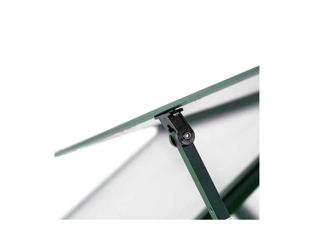 Invernadero de carpa para plantas flores y verduras con estructura de aluminio verde 169 x 169 x 195 cm 02_0044489