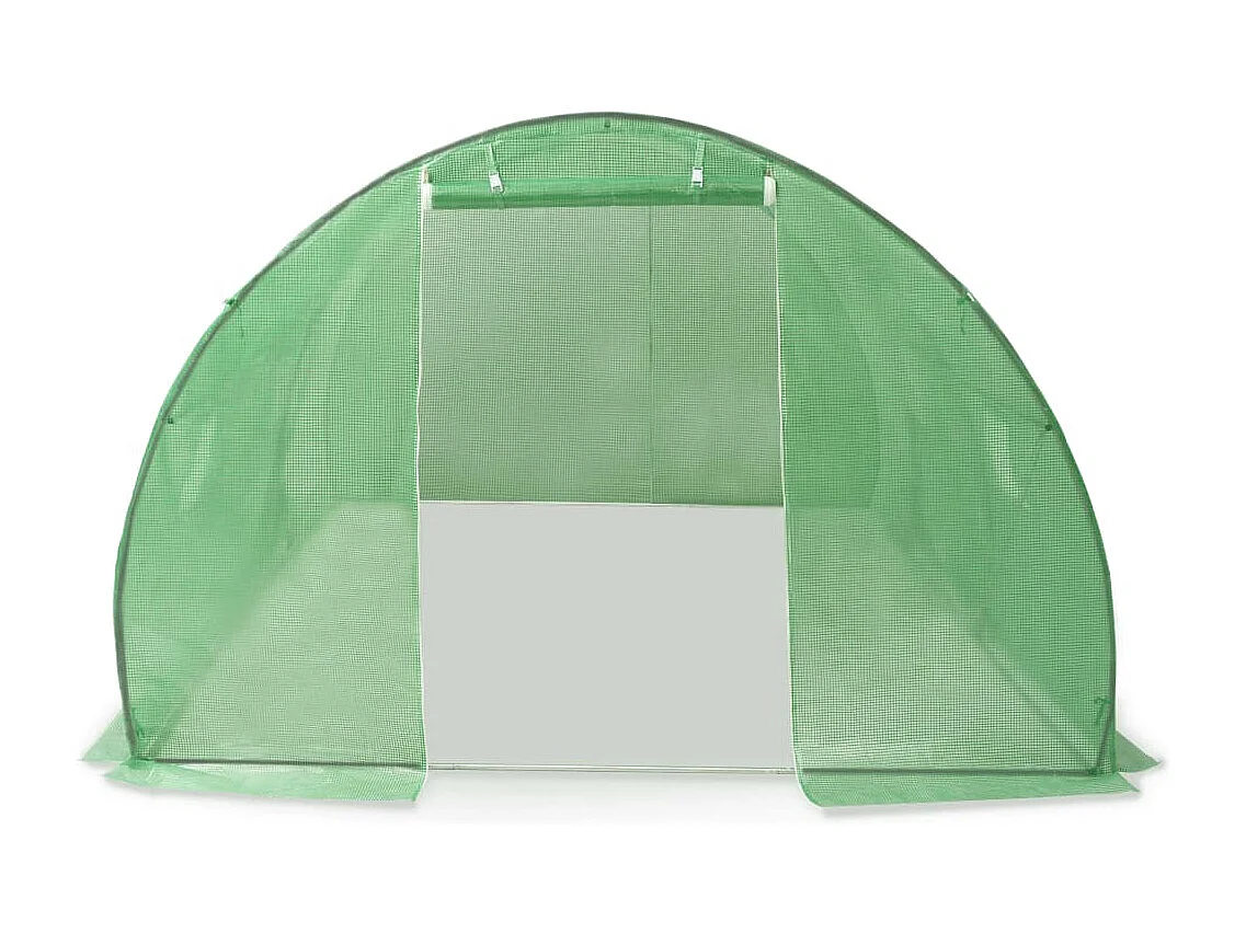 Invernadero de carpa para plantas flores y verduras 135 m² 450 x 300 x 200 cm verde 02_0044441
