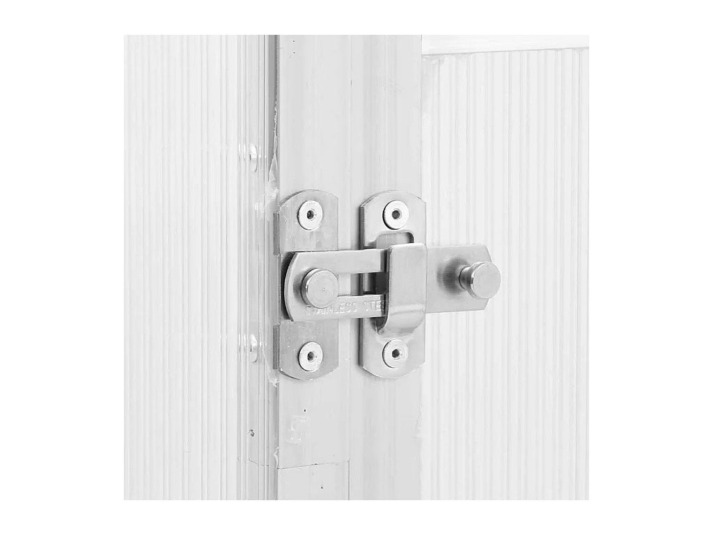 Serra tenda riparo piante fiori ortaggi con base telaio argento 169 x 58 x 202 cm alluminio argento 02_0044520