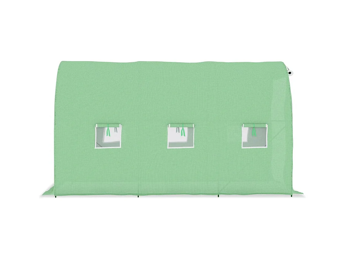 Serra tenda riparo piante fiori ortaggi 686 m² 343 x 2 x 2 m verde 02_0044452