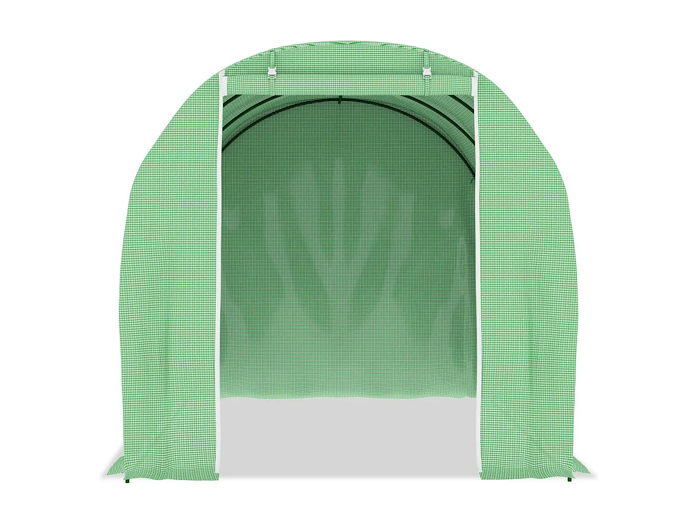 Estufa tenda abrigo planta flor hortaliças 686 m² 343 x 2 x 2 m verde 02_0044452